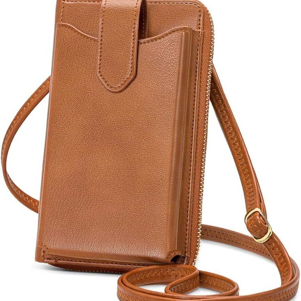 RFID Crossbody Wallet Purse for Women Small Travel Cell Phone Purses Trendy Vega